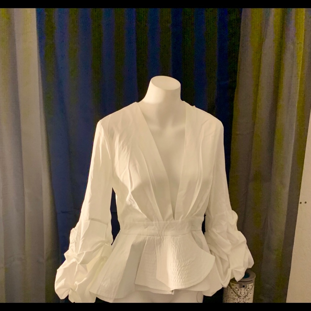 White Peasant Blouse